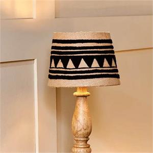 Nkuku Yongana Jute Pattern Lampshade Small